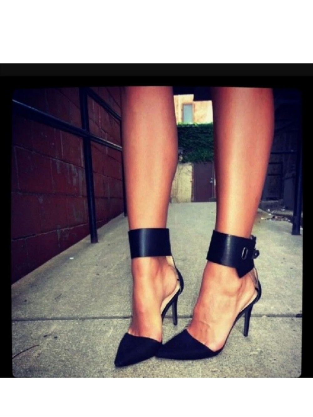 Zara Trafaluc Heels Ankle Cuff Stiletto Shoes - Picture 7 of 9